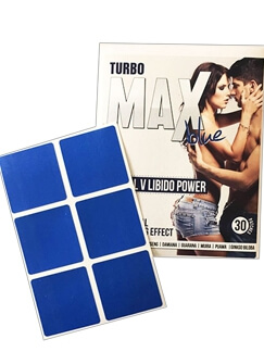 Turbo Max Blue cerotti potenza maschile Italia