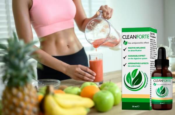 cleanforte gocce detox, parassiti