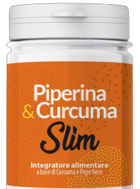 Piperina e Curcuma Slim per perdita di peso Italia